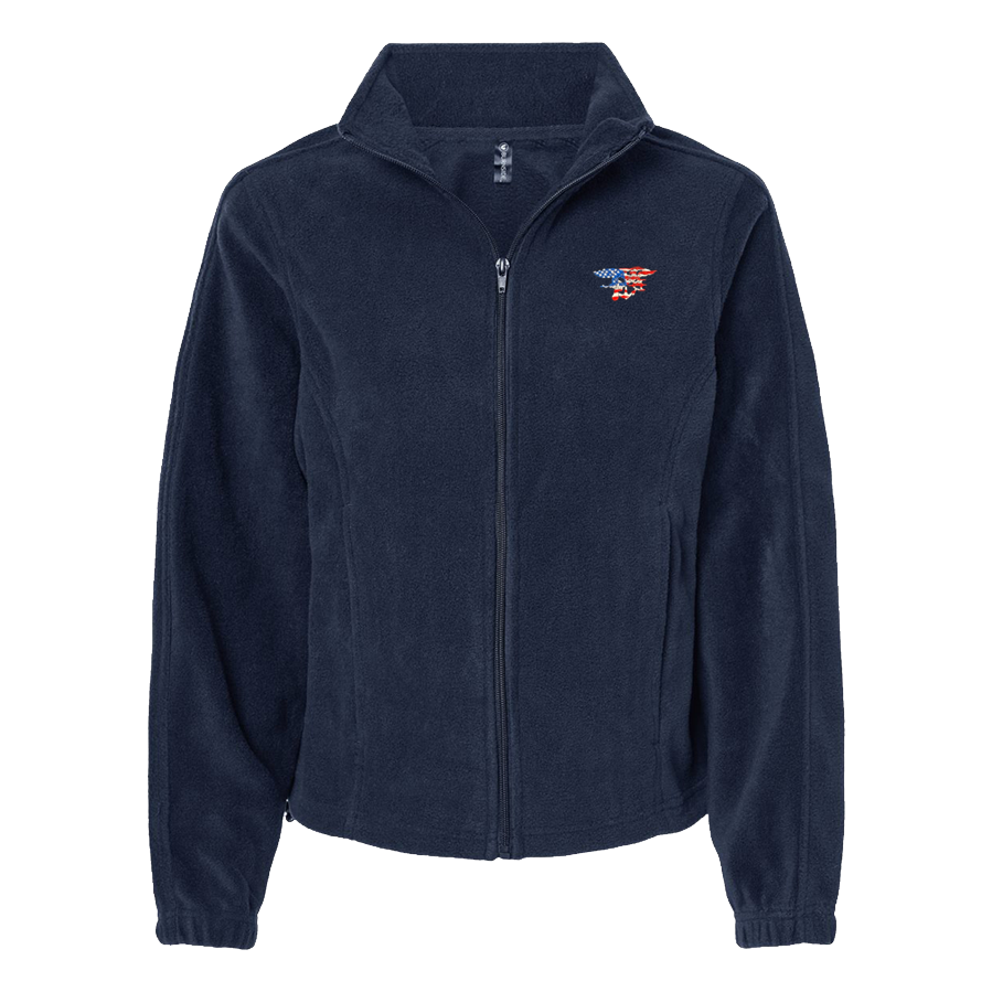Ladies Trident Flag Polar Fleece Full Zip Jacket UDTSEAL Store