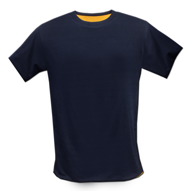Navy and gold 2024 shirt