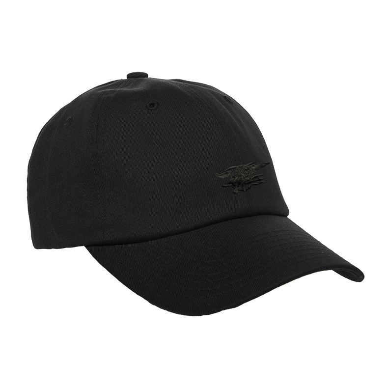 Trident FlexFit Black Hat – UDT-SEAL Store
