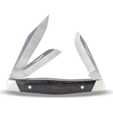 Stockman Trident Knife with Ebony Hardwood Handle