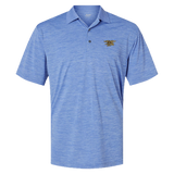 Trident Dakota Striated Peri Blue Heather Polo
