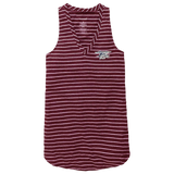 Women's Trident Maroon Striped Margo Tank
