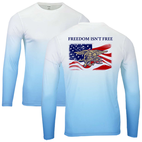 Maui Performance Trident Flag Long Sleeve T-shirt