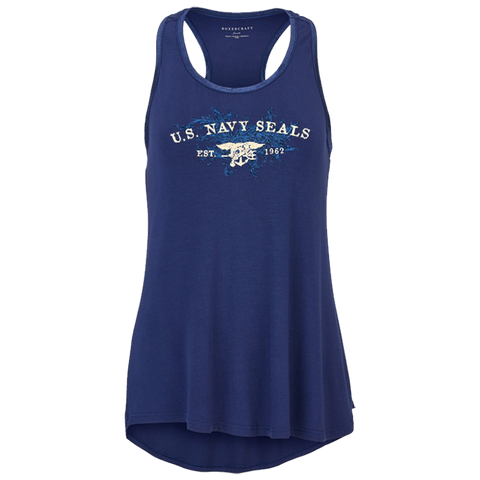 Women's US NAVY SEALS Trident Bamboo Tank