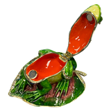 Bejeweled Frog Prince Trinket Box