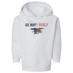 Toddler US NAVY SEALS Trident Flag Pullover Fleece Hoodie Sweatshirt