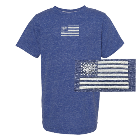 Trident Flag Toddler Harborside Melange Tshirt