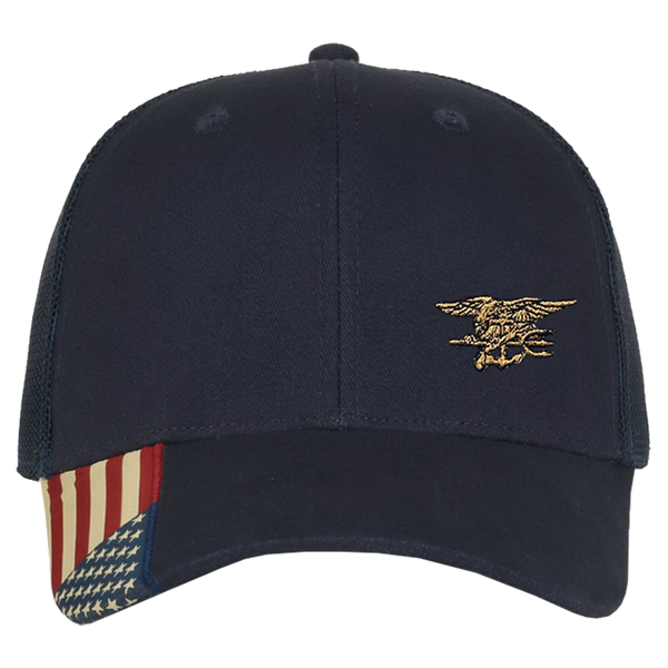 USA Flag Trident Mesh Cap – UDT-SEAL Store