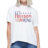 Let Freedom Ring Trident Hi-Lo Tee