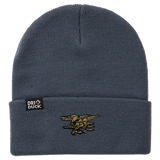 DRI DUCK Coleman Trident Slate Blue Cuffed Beanie