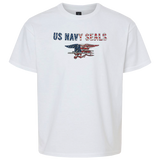 Toddler US NAVY SEALS Trident Flag T-shirt