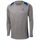 Bone Frog Vintage Heather/Royal Long Sleeve Colorblock Contender Tee