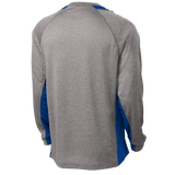 Bone Frog Vintage Heather/Royal Long Sleeve Colorblock Contender Tee