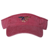 Vintage Americana Trident Pigment Dyed Visor