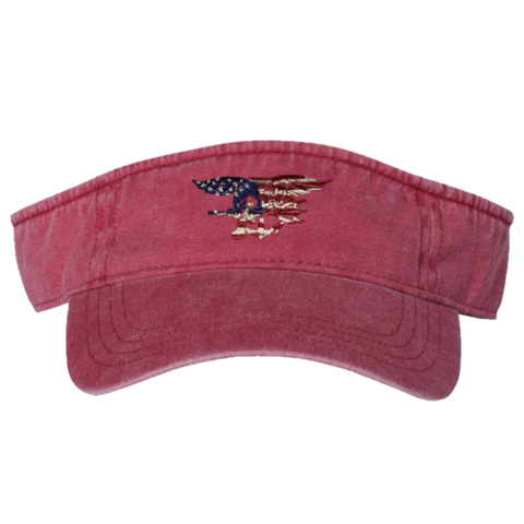 Vintage Americana Trident Pigment Dyed Visor