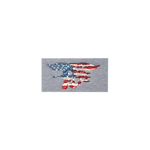 Ladies Stonewash Denim Trident Flag Heavyweight Sweatshirt