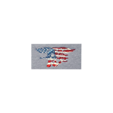 Ladies Stonewash Denim Trident Flag Heavyweight Sweatshirt