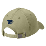 Heart Flag Garment Washed Trident Cap