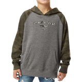 Youth US NAVY SEALS with Trident Flag Hooded Raglan Sweatshirt