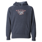 Youth US Navy SEALS and Trident Hooded Raglan Sweatshirt