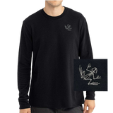 Bone Frog Black Long Sleeve Thermal