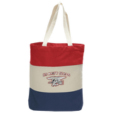 Trident Red/Natural/Navy US NAVY SEALS Tote Bag