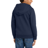 Youth Trident Flag Full Zip Hooded Sweatshirt