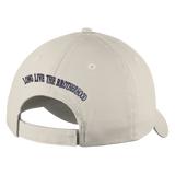 Trident Khaki Cap with Long Live the Brotherhood