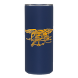 Trident Navy Slim Can Cooler/Tumbler