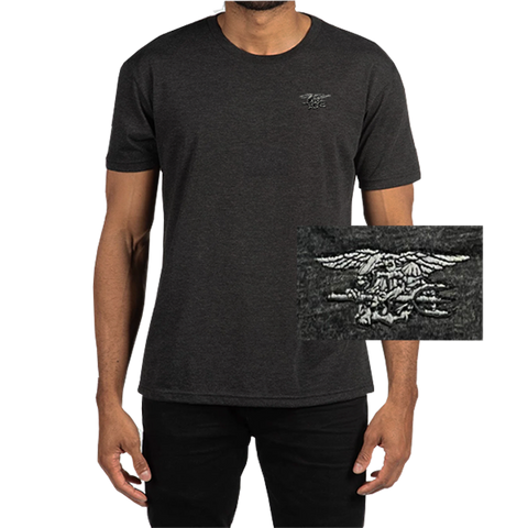 Men's Trident Vintage Black Next Level Tri-blend T-Shirt