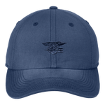 Trident Blue Cap with American Flag