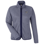 Women's Trident Flag Heathered Stripe Full-Zip Jacket