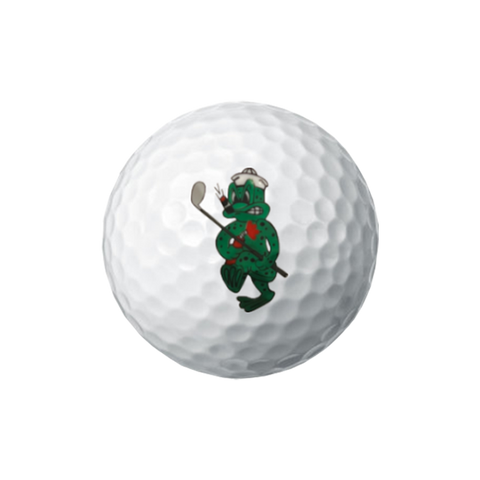 Freddy the Frog Golfing Golf Ball