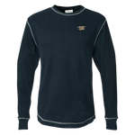 Gold Trident Vintage Navy Thermal Long Sleeve T-shirt