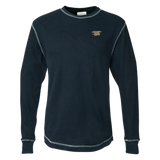 Gold Trident Vintage Navy Thermal Long Sleeve T-shirt