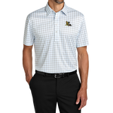 Freddy & Sammy Black/Carolina Blue Check Shirt Collar Polo