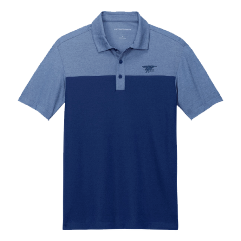 Trident Fine Pique Blend Blocked Polo