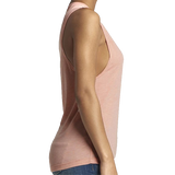 Ladies Desert Pink Muscle Tank with TEAMS and Trident Flag