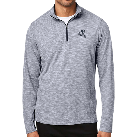 Bone Frog Jacquard Quarter-Zip Pullover