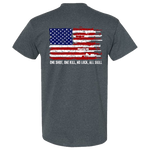 One Shot, One Kill, No Luck, All Skill NSW T-shirt