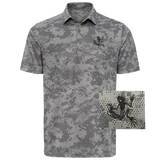 Bone Frog Men's Monterey Grey Camo Polo
