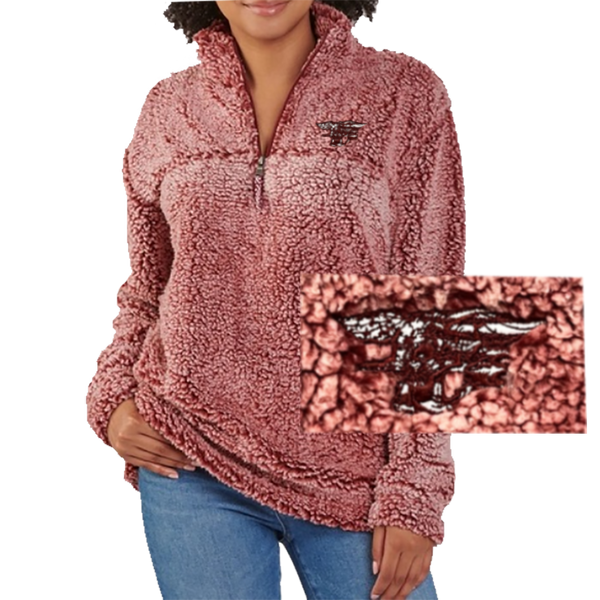 Sherpa Stars and Stripes Trident Quarter Zip Pullover