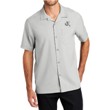 Men's Silver Bone Frog Short Sleeve Performance Camp Shirt