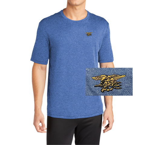 Men's Trident Racer Mesh Royal Heather Tee