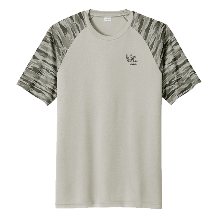 Camo and Grey Raglan