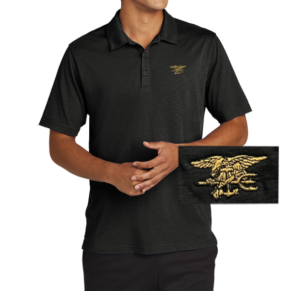 Trident Black Sport-Tek PosiCharge Strive Polo – UDT-SEAL Store | Poloshirts