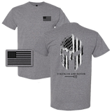 Spartan Helmet Flag T-shirt