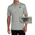 Trident Sport-Tek Posicharge Silver Electric Polo