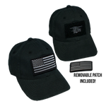 FlexFit Trident Hat with Velcro Flag Patch
