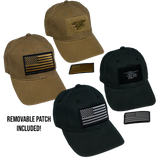 FlexFit Trident Hat with Velcro Flag Patch